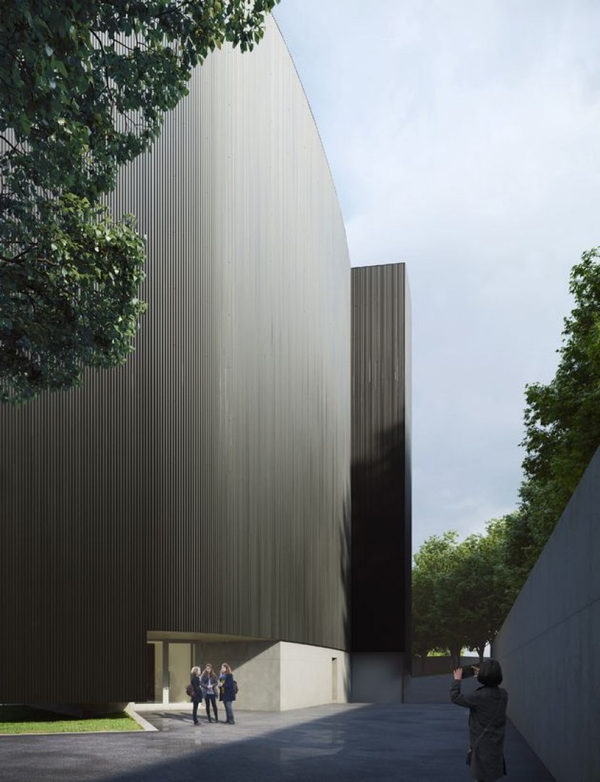 Visualización exterior. MoAE - Museo de Educación Artística de Huamao por Álvaro Siza y Carlos Castanheira