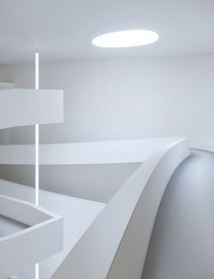 Visualización interior. MoAE - Museo de Educación Artística de Huamao por Álvaro Siza y Carlos Castanheira