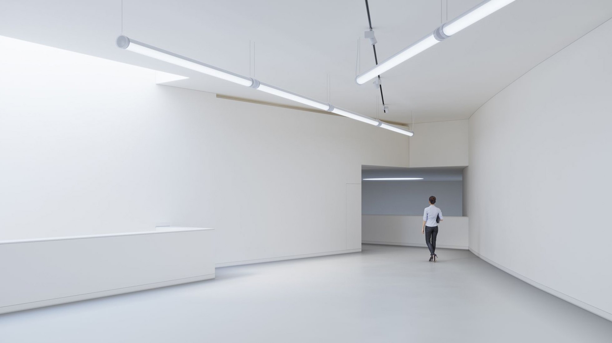 Visualización interior. MoAE - Museo de Educación Artística de Huamao por Álvaro Siza y Carlos Castanheira