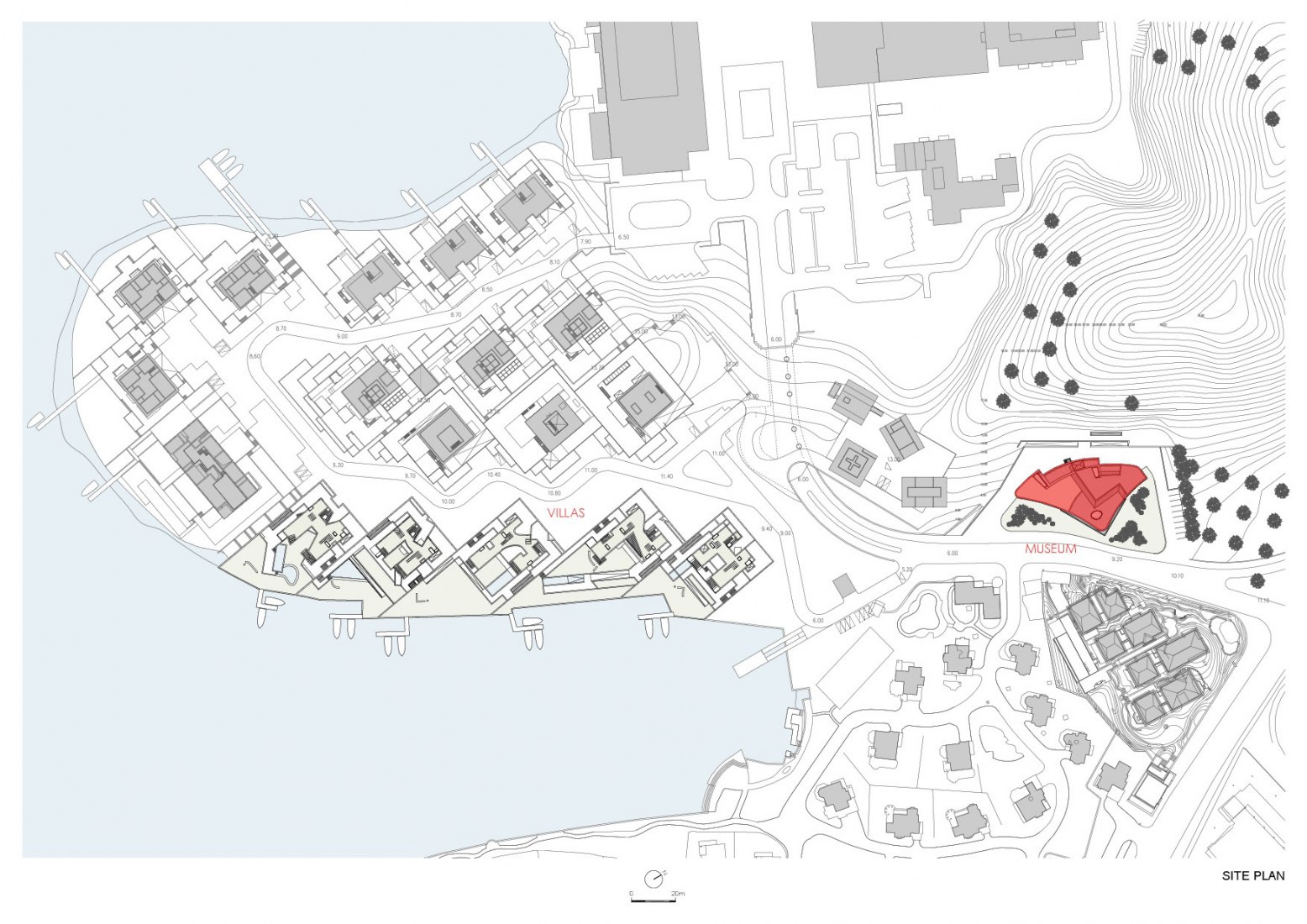 Plano de situación. MoAE - Museo de Educación Artística de Huamao por Álvaro Siza y Carlos Castanheira