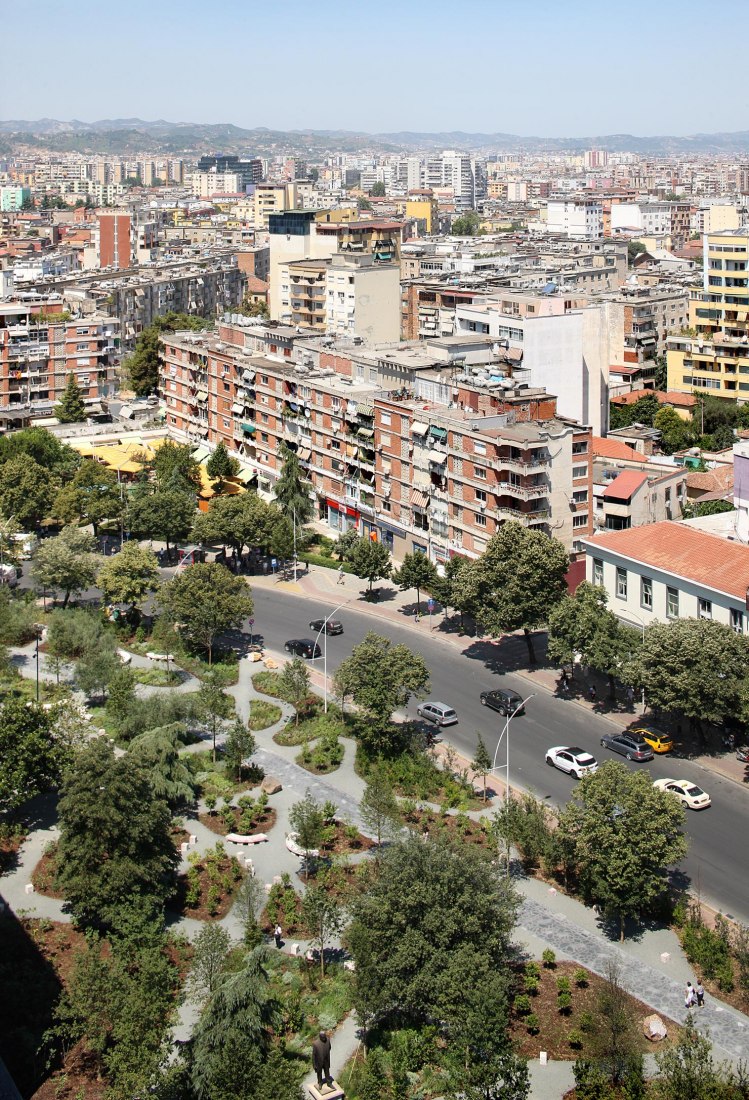 Skanderbeg Square by 51N4E. Photograph by Filip Dujardin.