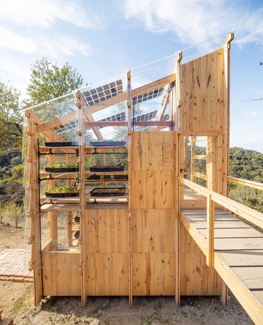 Solar Greenhouse by IAAC.  Photography by Adrià Goula.