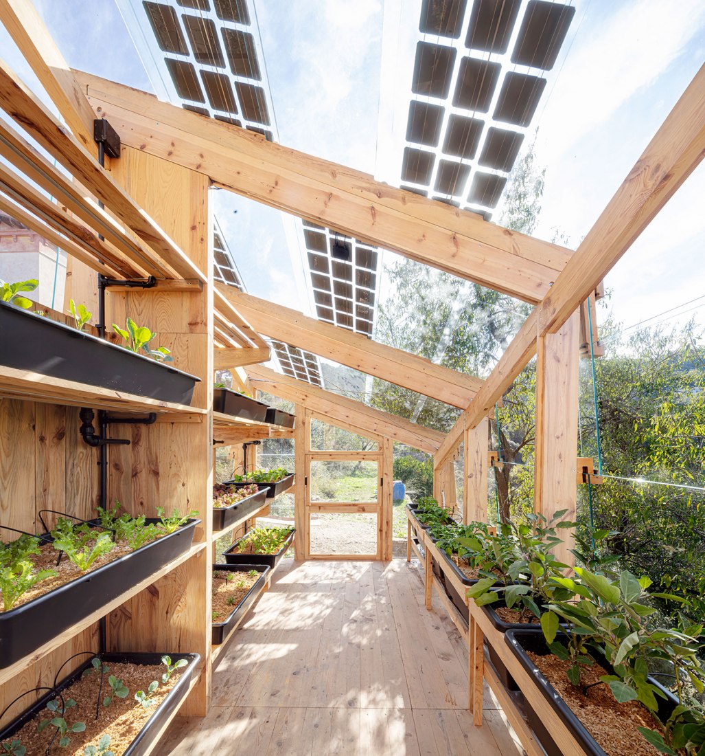 Solar Greenhouse by IAAC.  Photography by Adrià Goula.