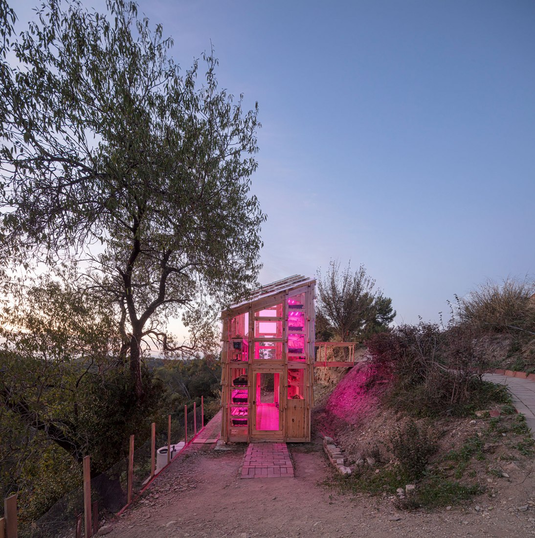 Solar Greenhouse by IAAC.  Photography by Adrià Goula.
