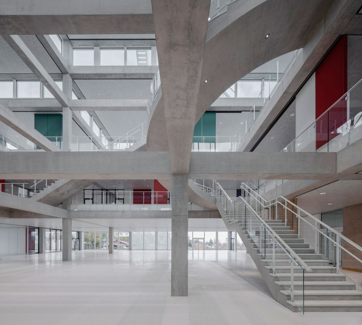 Learning Center for the University of Saint-Gall by Sou Fujimoto. Photograph by Maris Mezulis