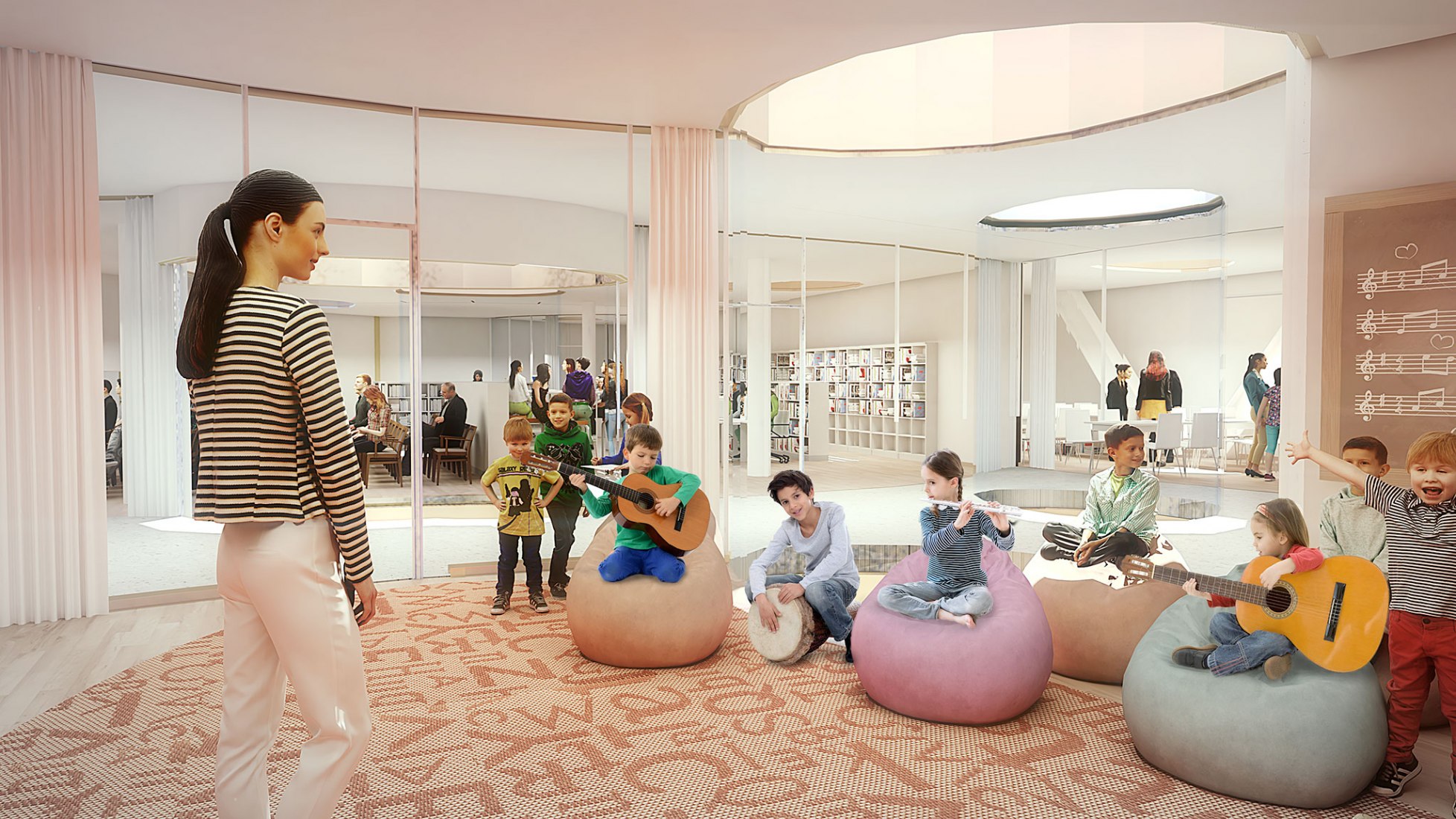 New renderings, House of Hungarian Music by Sou Fujimoto. Imgae courtesy of House of Hungarian Music