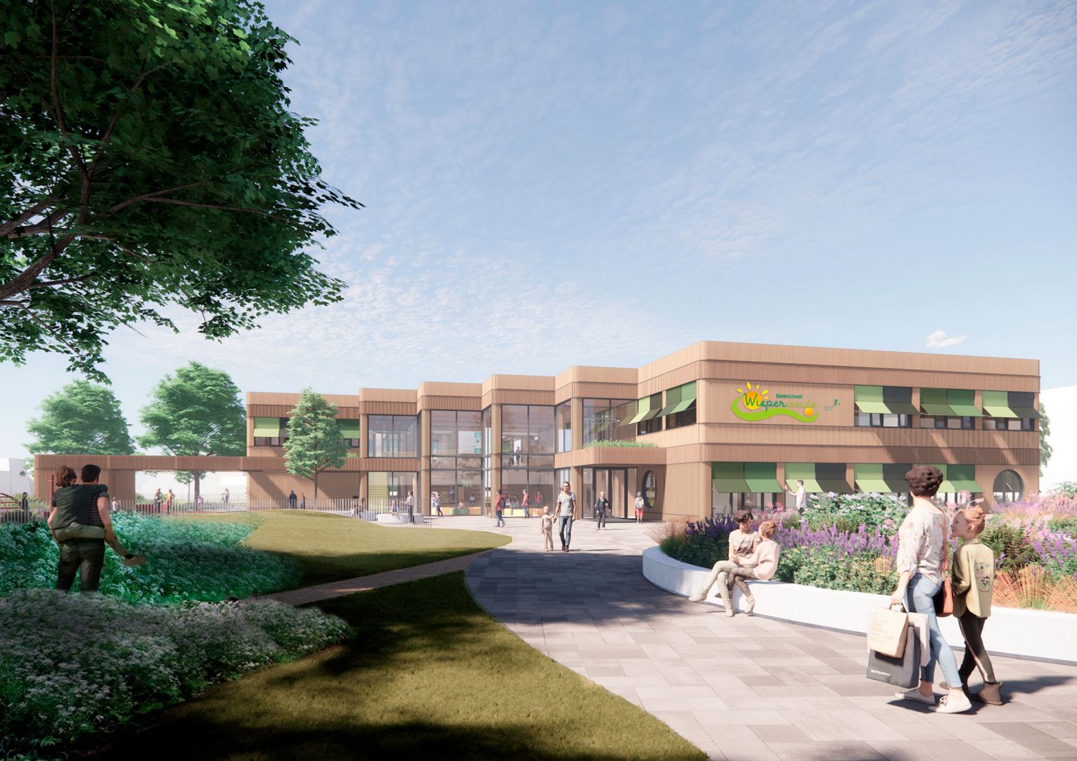 Wisperweide Integrated Child Center by Studio A Kwadraat + OMA. Image by Studio A Kwadraat. Courtesy of OMA.