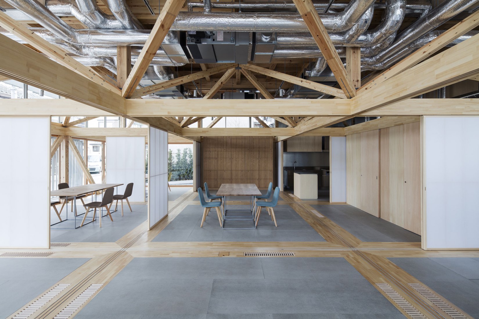 Substrate Factory Ayase by Aki Hamada Architects. Photography © Kenta Hasegawa