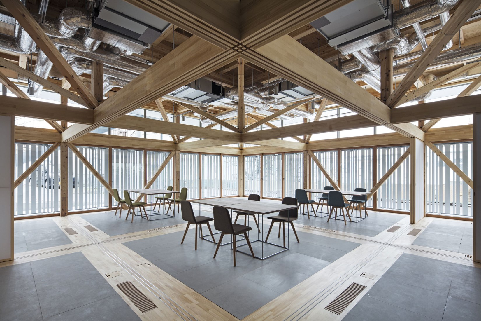 Substrate Factory Ayase by Aki Hamada Architects. Photography © Kenta Hasegawa