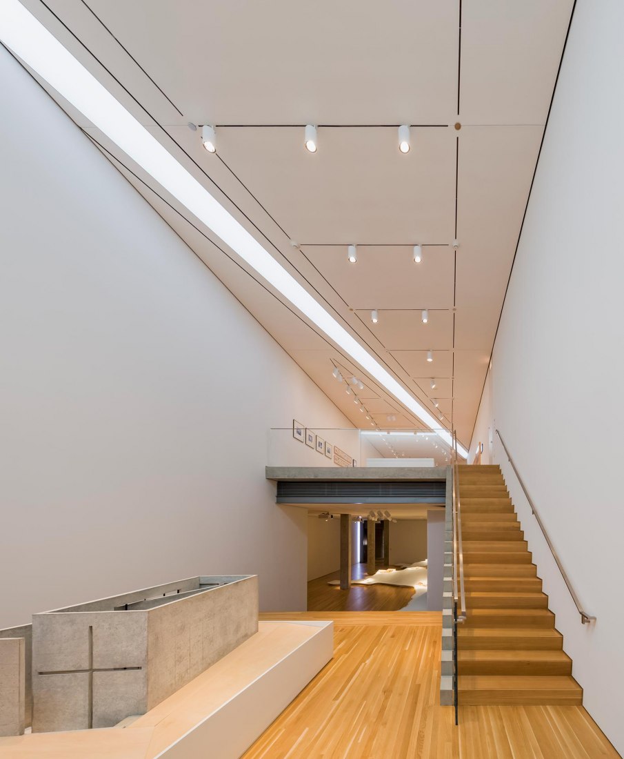 Exhibition room. Wrightwood 659, Chicago, IL. A new exhibition space designed by Tadao Ando. © Jeff Goldberg/Esto