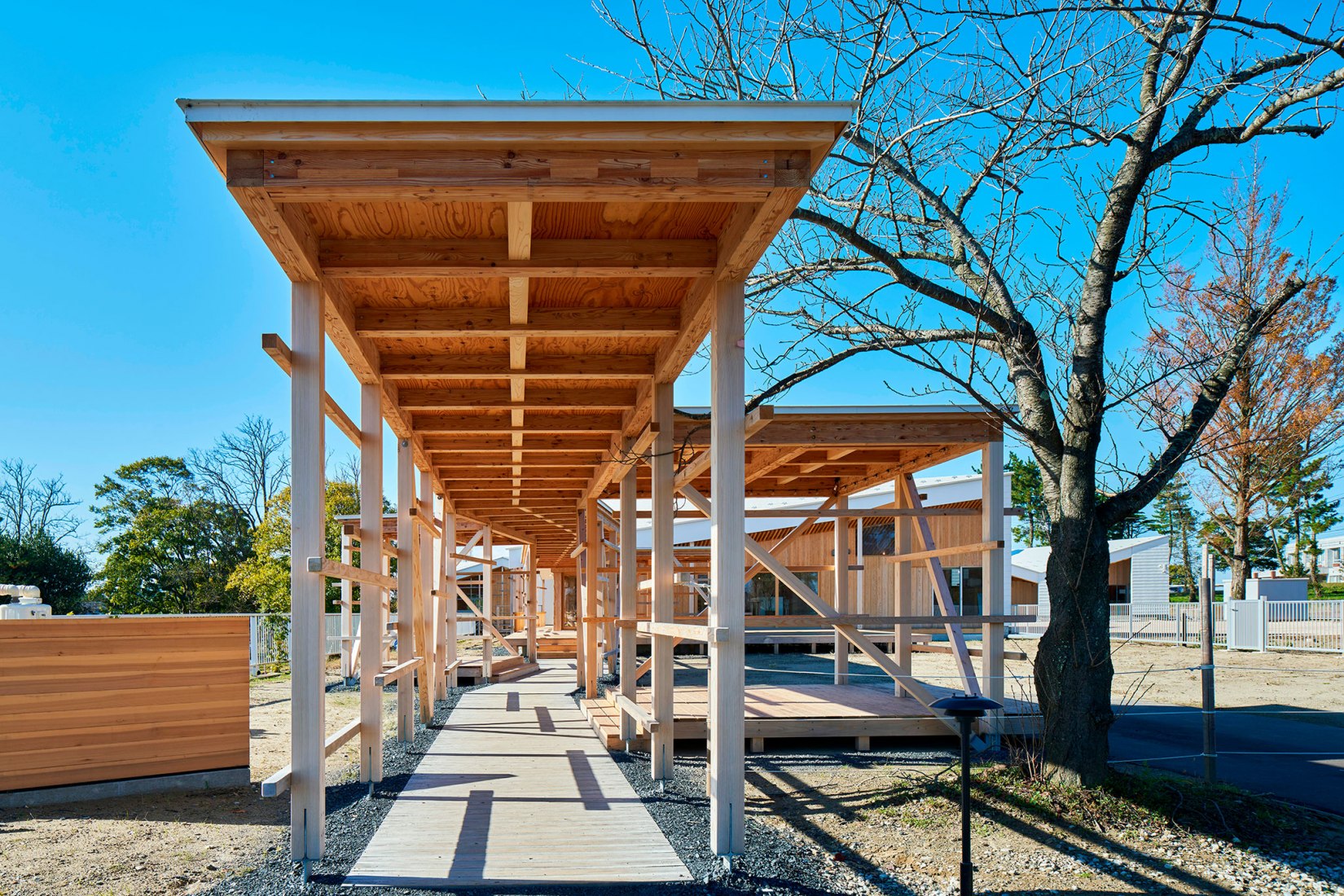 Center for Early Childhood Education and Care by Takeru Shoji Architects. Photograph by Koji Fujii.