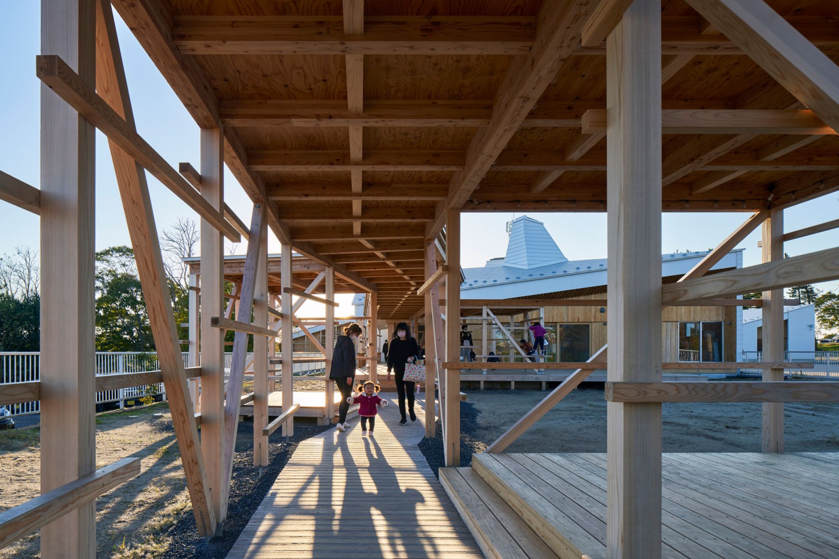 Center for Early Childhood Education and Care by Takeru Shoji Architects. Photograph by Koji Fujii.