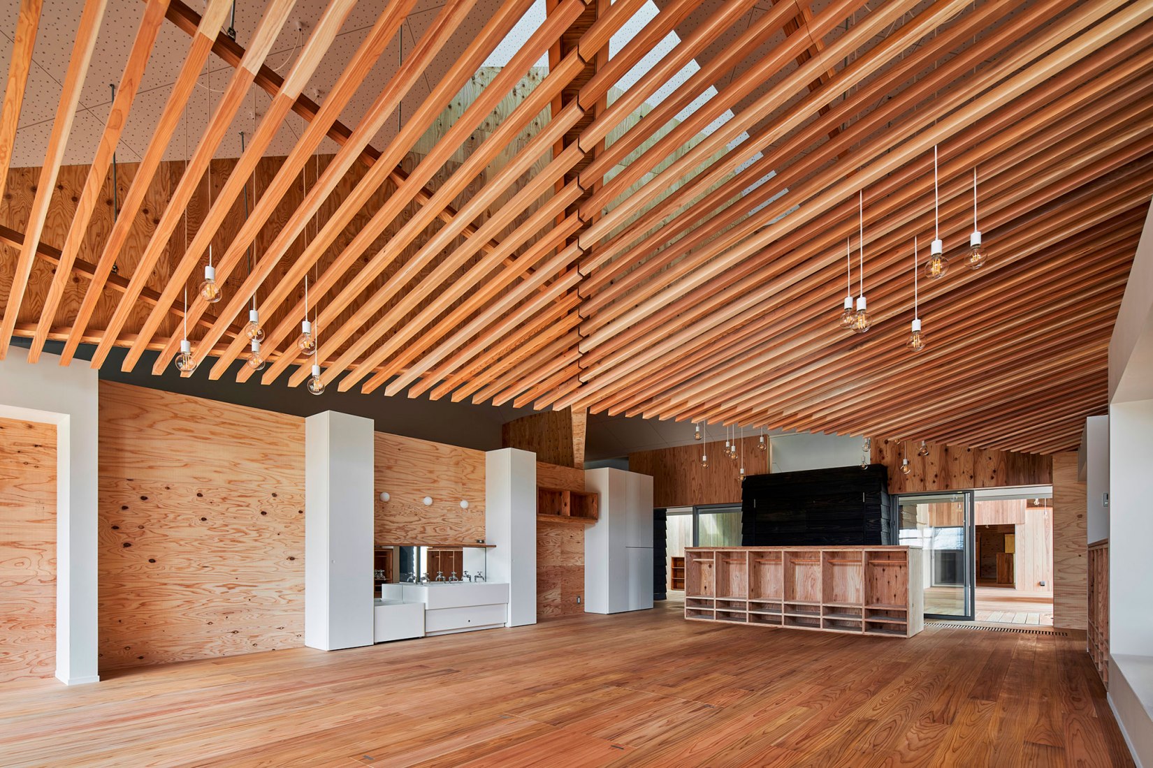 Center for Early Childhood Education and Care by Takeru Shoji Architects. Photograph by Koji Fujii.