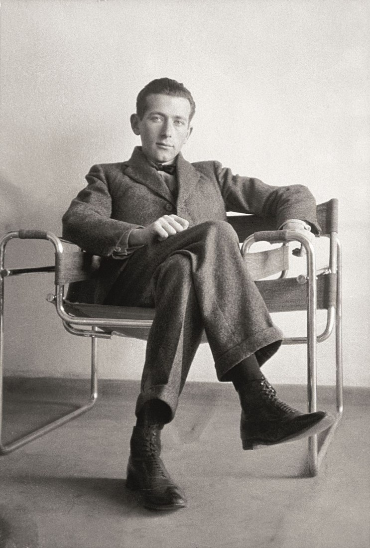 Marcel Breuer (1902-1981) student, teacher and director of the carpentry workshop.