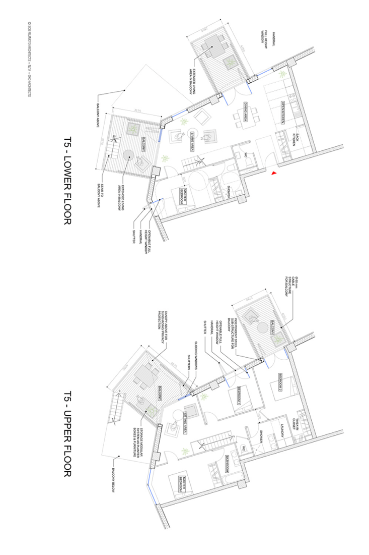 Housing plan option. Copyrights: SOU FUJIMOTO ARCHITECTS + NICOLAS LAISNE ASSOCIES + MANAL RACHDI OXO ARCHITECTS+ FRANCK BOUTTE CONSULTANTS.