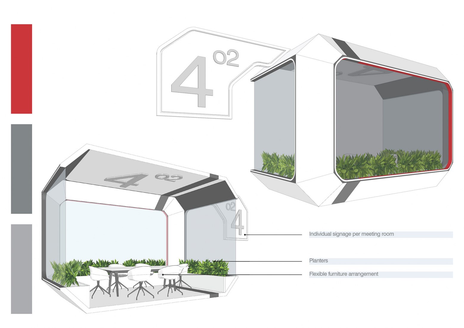 Salas de reuniones interiores. Centro HQ para YG Entertainment por UNStudio.