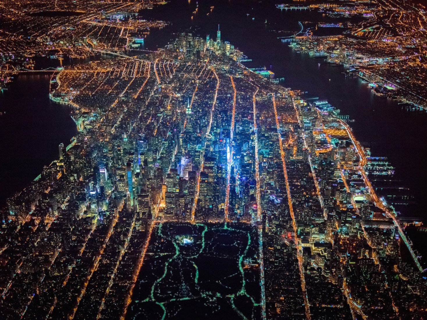 Vista aérea de Manhattan. Fotografía © Vincent Laforet
