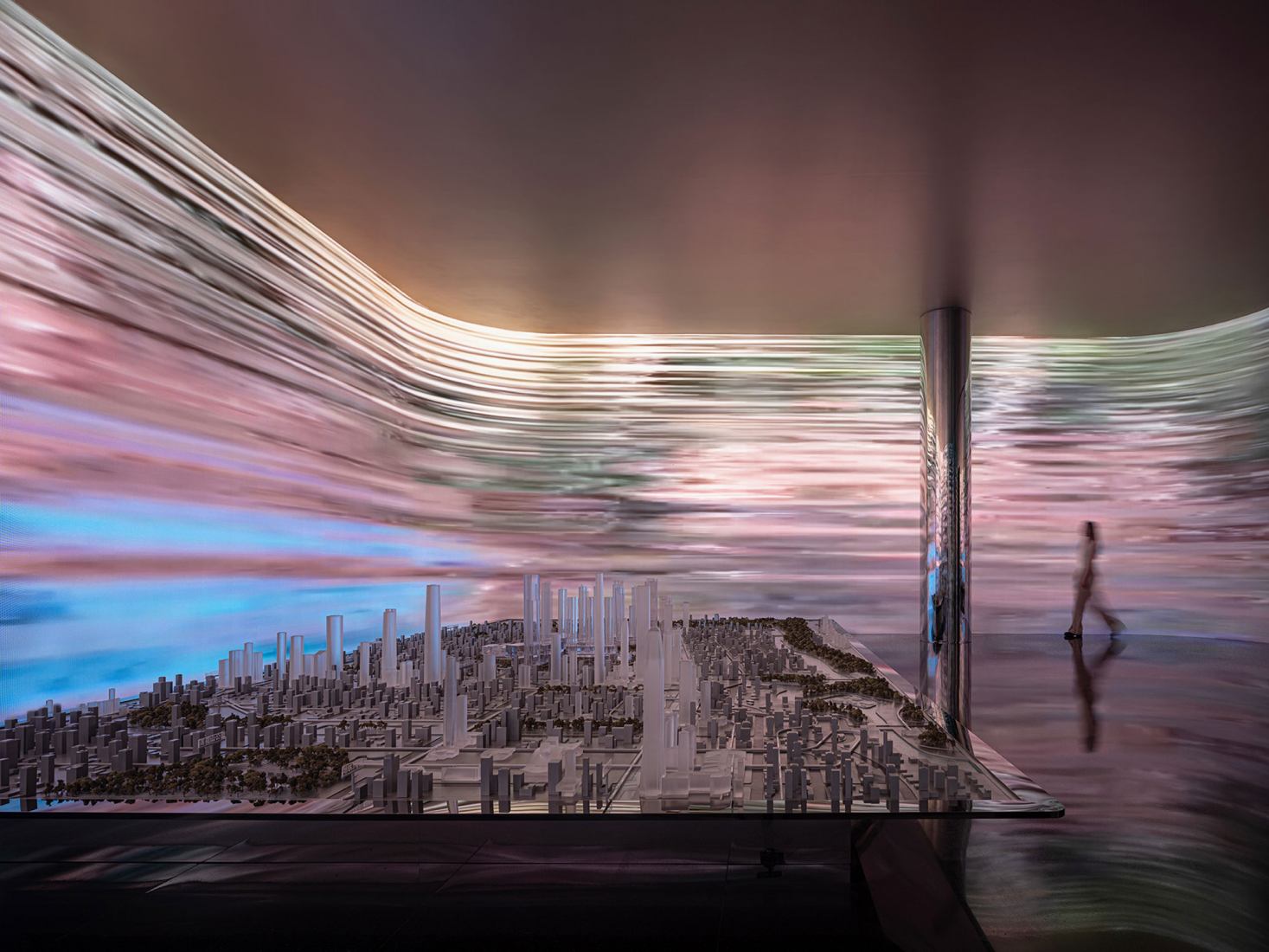 FUTURE CITY Exhibition Center by Various Associates. Photograph by SFAP.