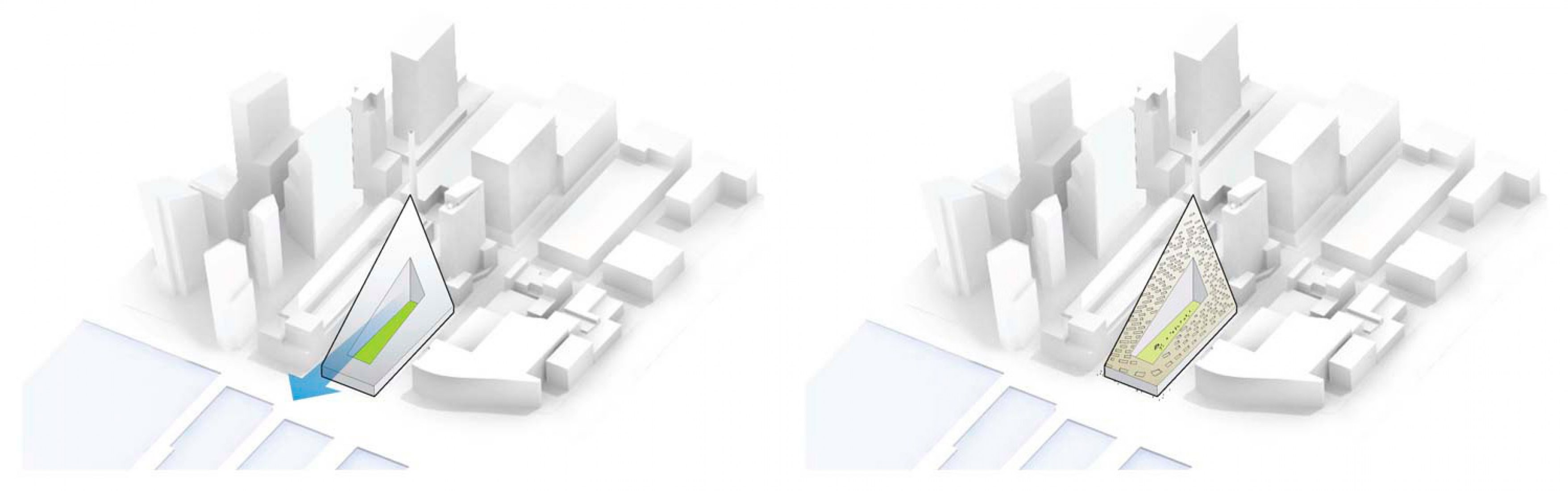 Diagramas. West 57th por BIG