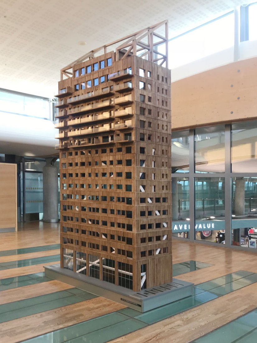 Model. Mjøsa Tower by Voll Arkitekter.