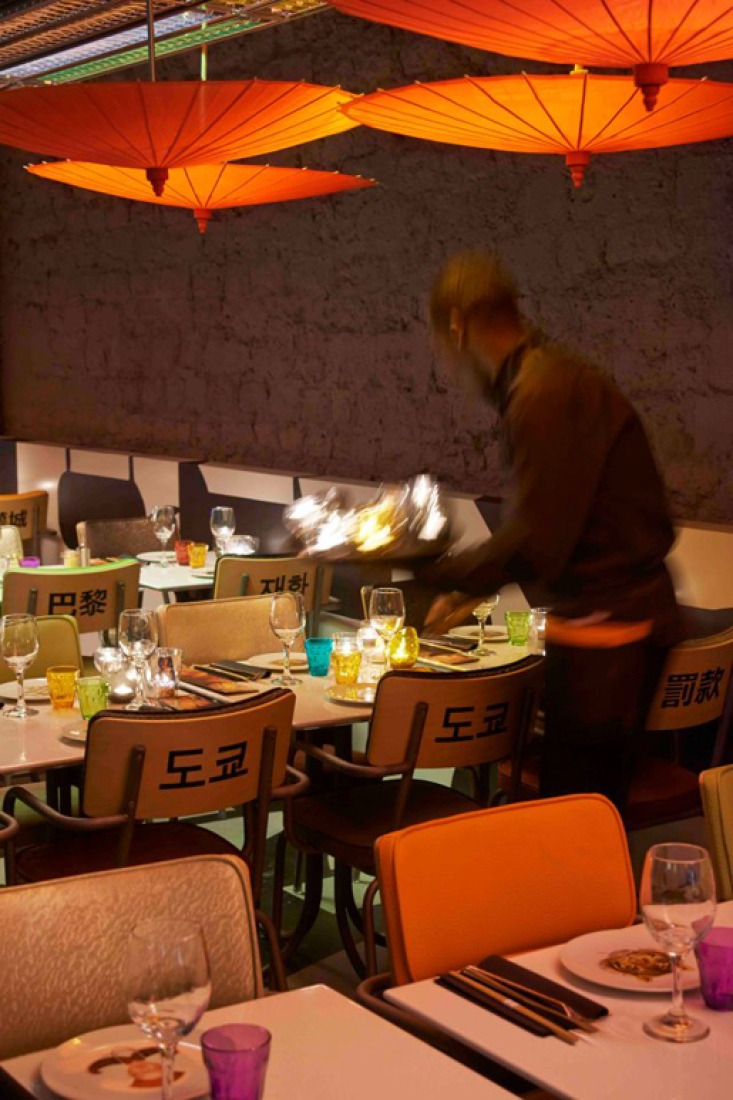 Kitchen. Miss Kō restaurant by Philippe Starck.