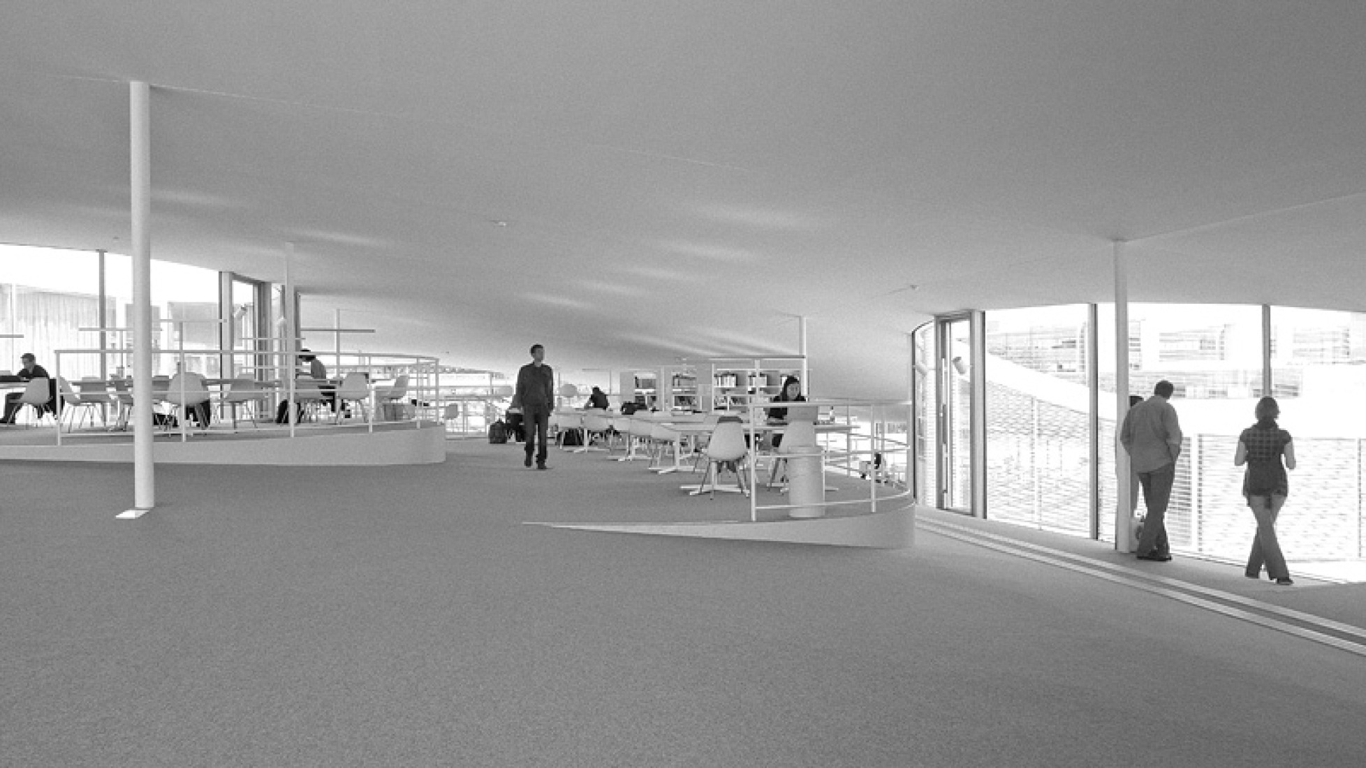 Rolex Learning Center by SANAA. Photograph © Pedro Kok