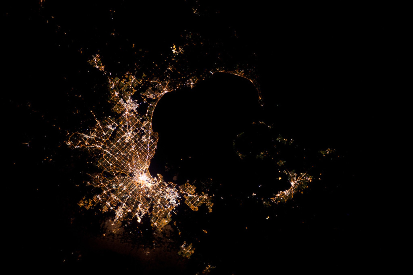 Melbourne. Fotografía ESA/NASA.