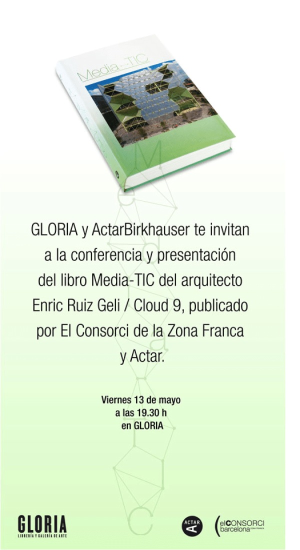 Enric Ruiz Geli, conferencia y presentación de su nuevo libro Media-TIC