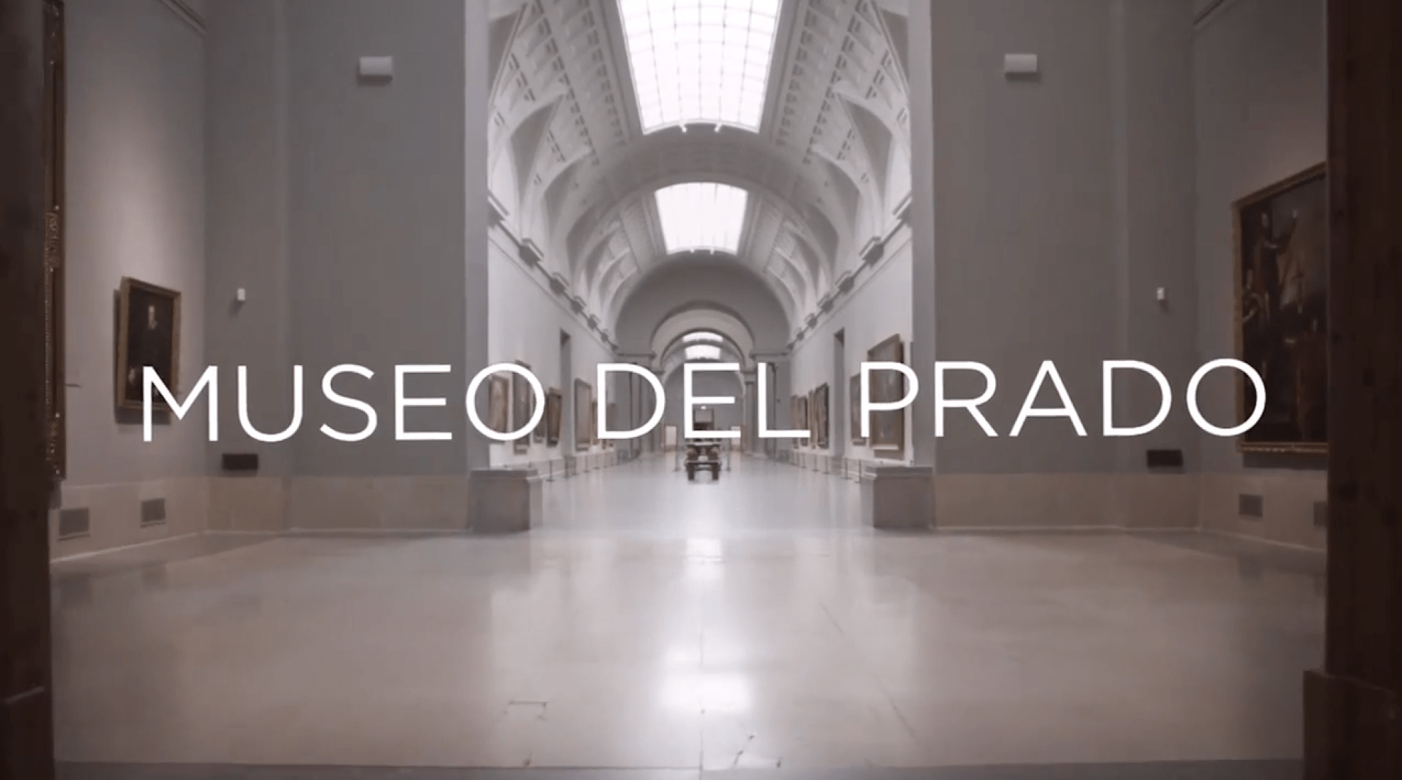 Bienvenidos al Museo del Prado. Imágenes del vídeo promocional.