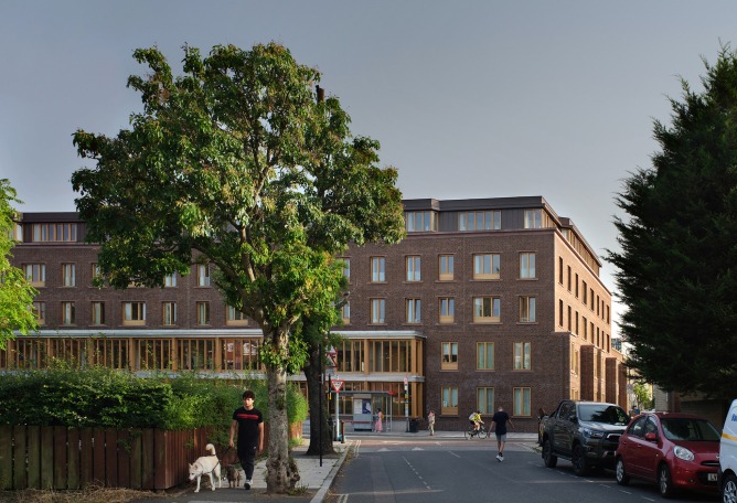 Residencia para mayores Appleby Blue por Witherford Watson Mann Architects. Fotografía por Philip Vile.