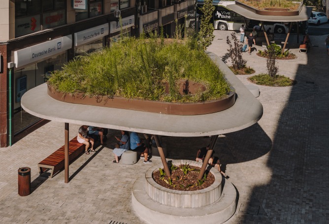 Dr. Caro urban bus interchange in Elche by ARN / Architects. Photograph by Oleh Kardash Horlay.
