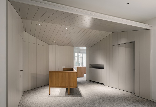 Headquarters of the Higher Council of Architects' Associations of Spain (CSCAE) by MID estudio. Photograph by María Azkarate Lete.