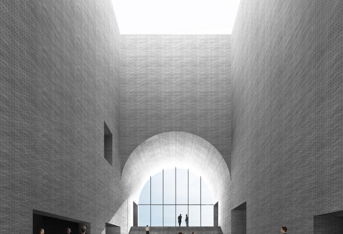 Interior picture. Musée des Beaux-Arts at Lausana by EBV. Image courtesy of EBV.