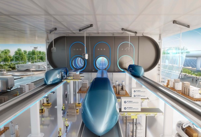 DP World Cargospeed presnetado en Dubai por Foster + Partners