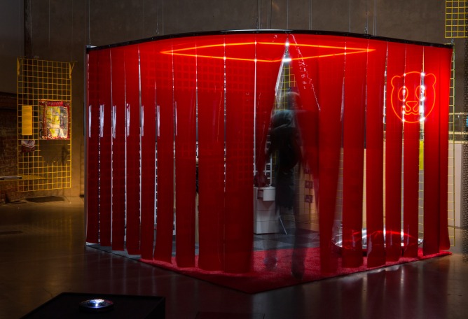 Detalle de exposición. Proyecto Panda por OMA y Bengler en la Trienal de Arquitectura de Oslo 2016. Imagen cortesía de OMA.