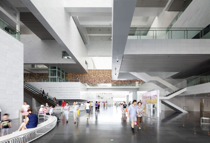 Tianjin Library, photograph courtesy of Nacasa & Partners