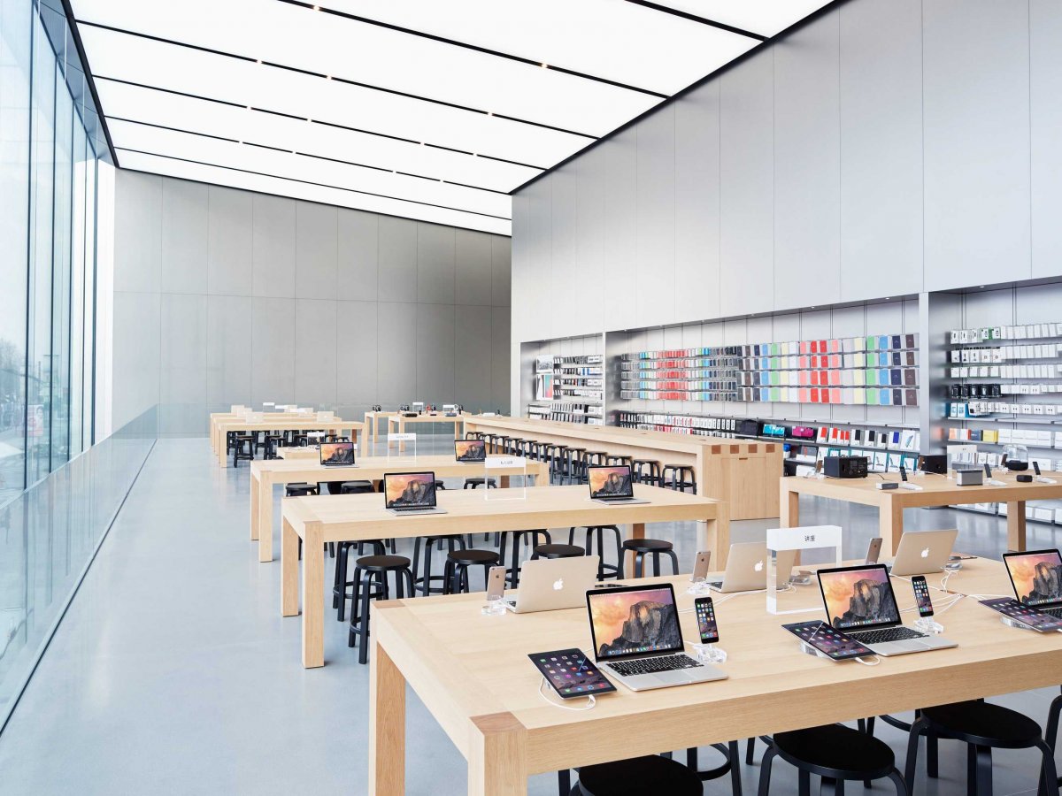 Así se ve la tienda de Apple más grande de Asia