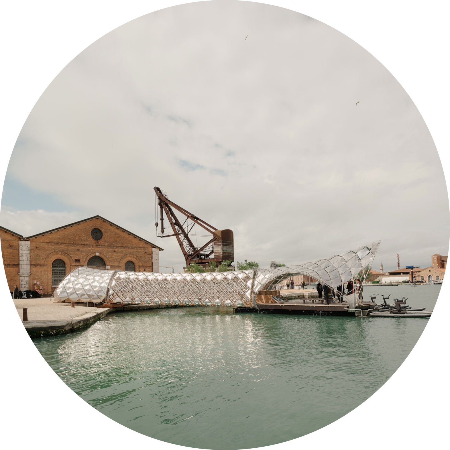 "Gateway to Venice’s Waterway" by Norman Foster Foundation and Porsche. Photograph by Pablo Gómez-Ogando. Courtesy by the Norman Foster Foundation.