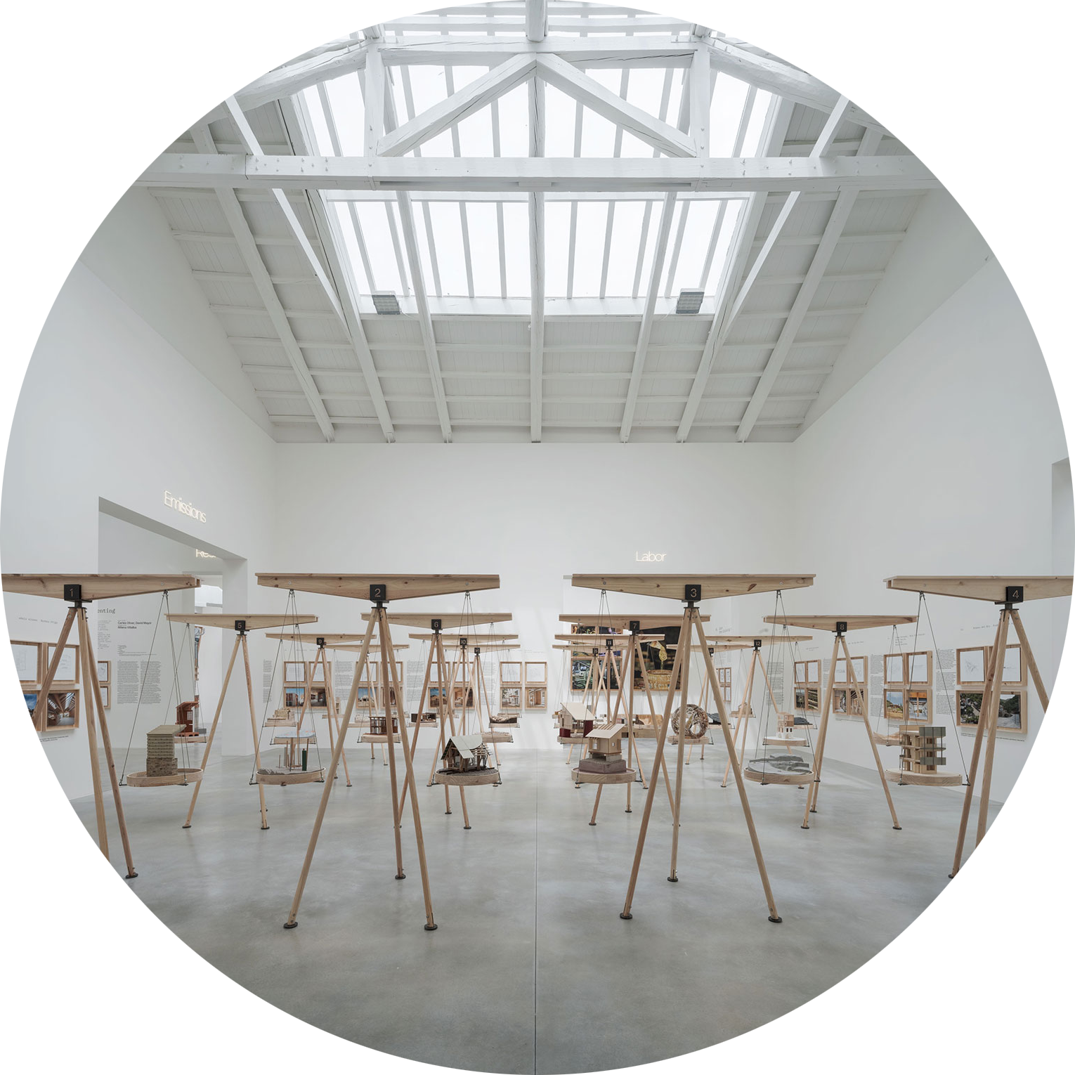 "Internalities: Architectures for Territorial Equilibrium" by Roi Salgueiro and Manuel Bouzas. Photograph by Luis Diaz Diaz.
