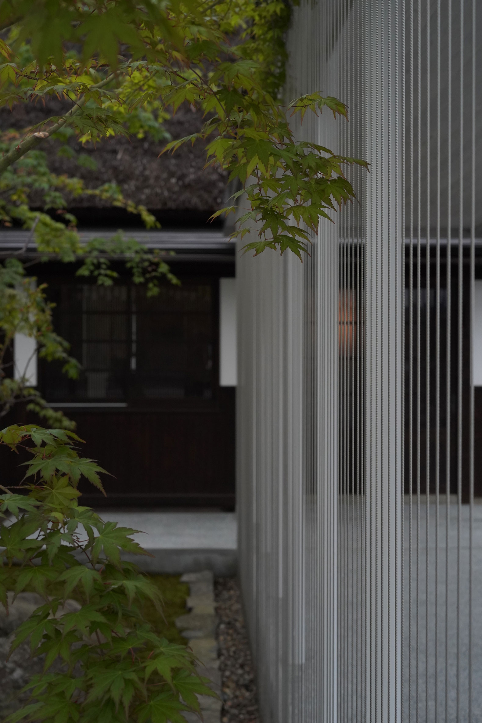 Renovation Project of an old house with thatched roof by Shotaro Oshima. Photograph by S.Kaimai.