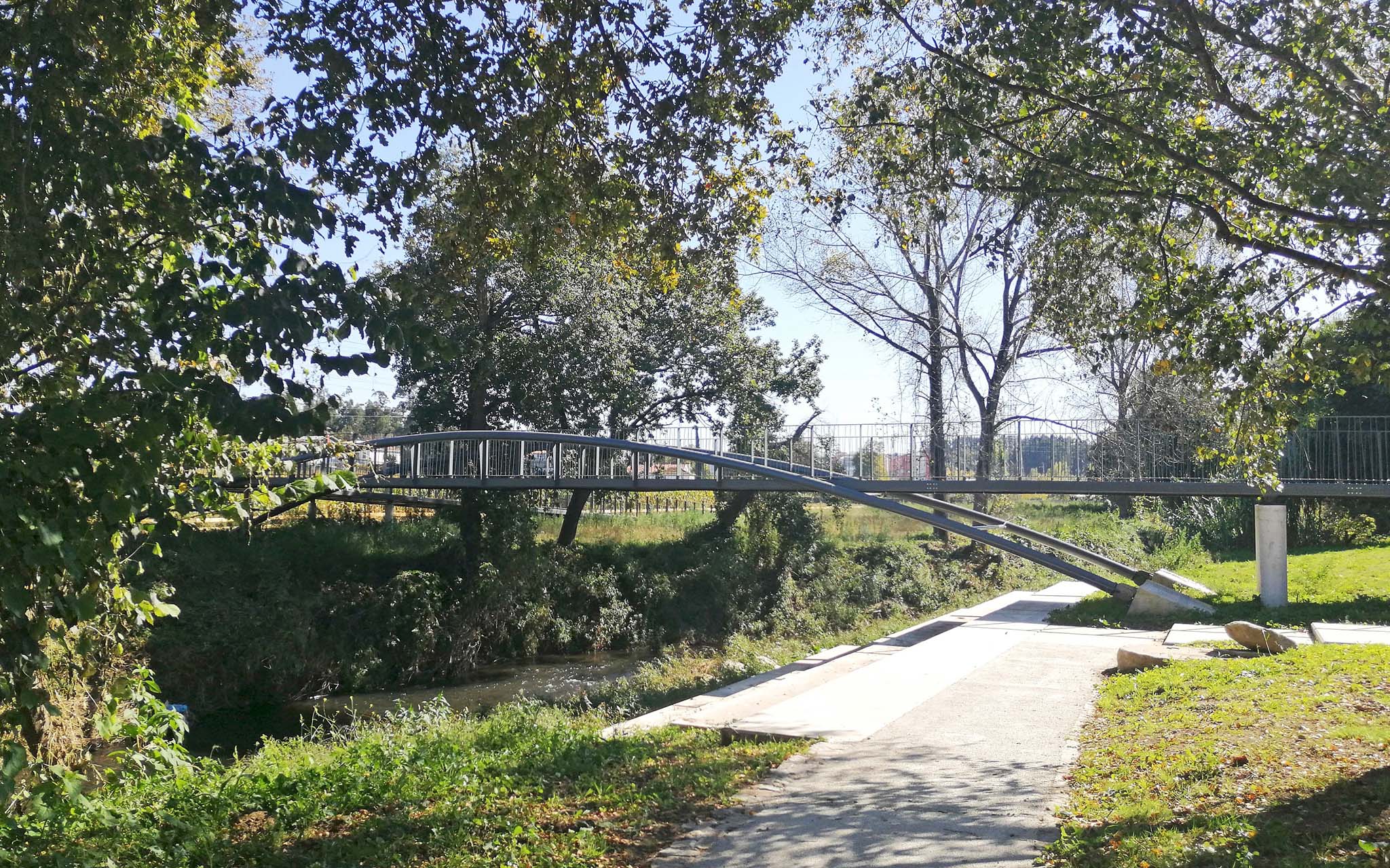 Corredor verde de Leça por Laura Roldão.