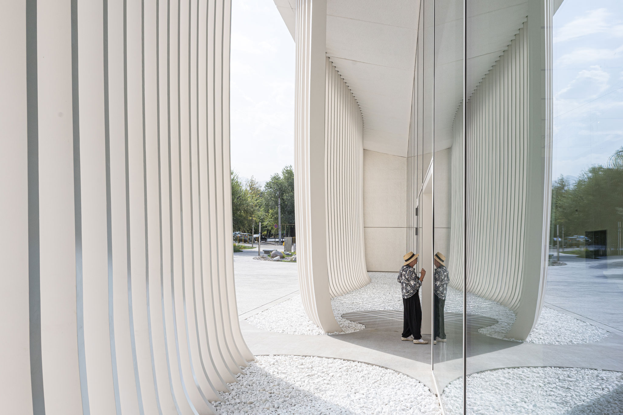 Tselinny Center of Contemporary Culture by Asif Khan. Photograph by Laurian Ghinitoiu.