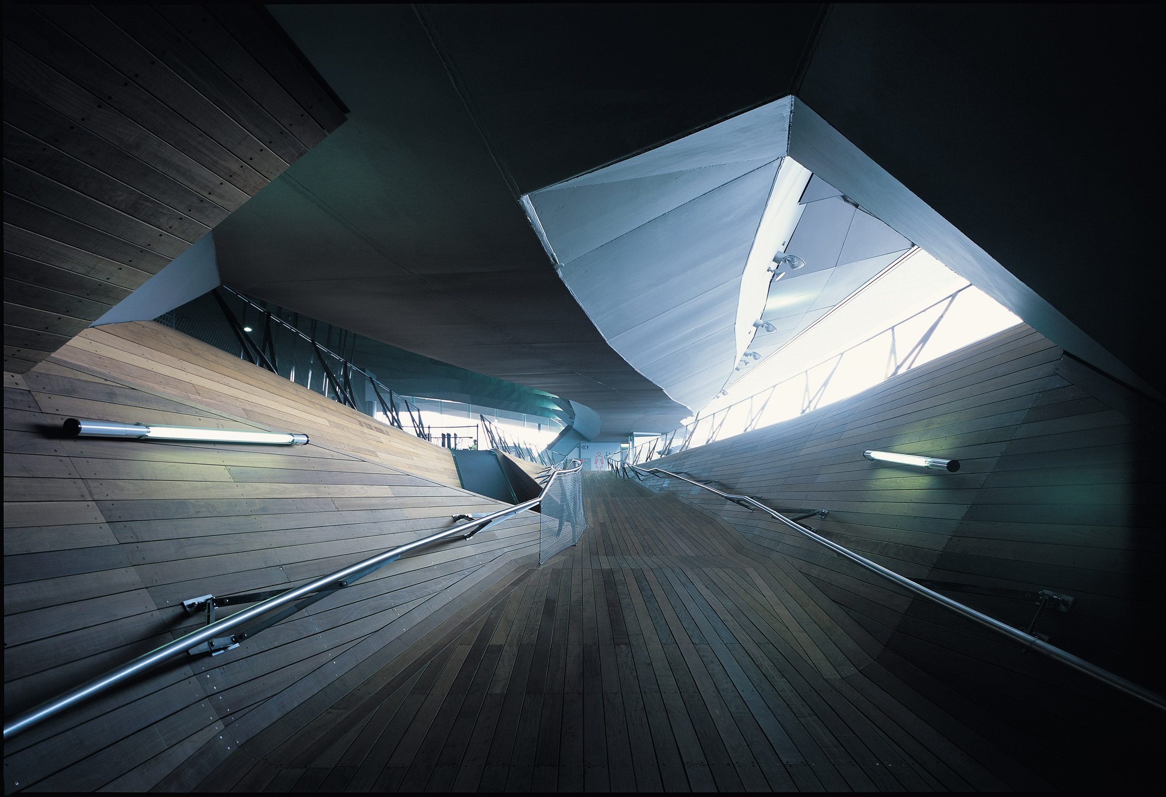 Yokohama International Port Terminal designed by Foreign Office Architects. Photograph by Satoru Mishima.