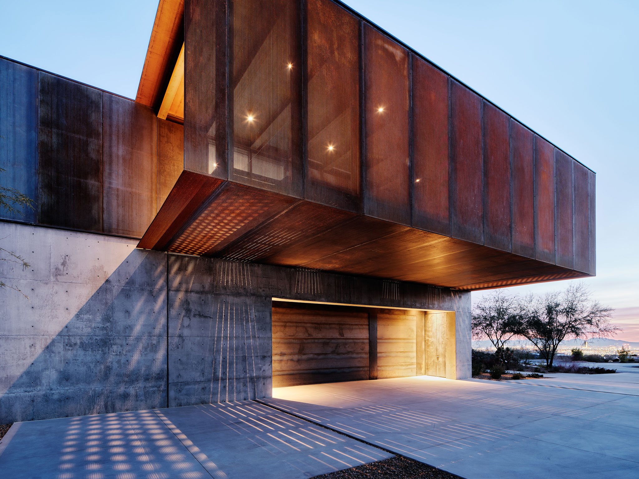Red Rock House by Faulkner Architects. Photograph by Joe Fletcher. Casa Red Rock por Faulkner Architects. Fotografía por Joe Fletcher.