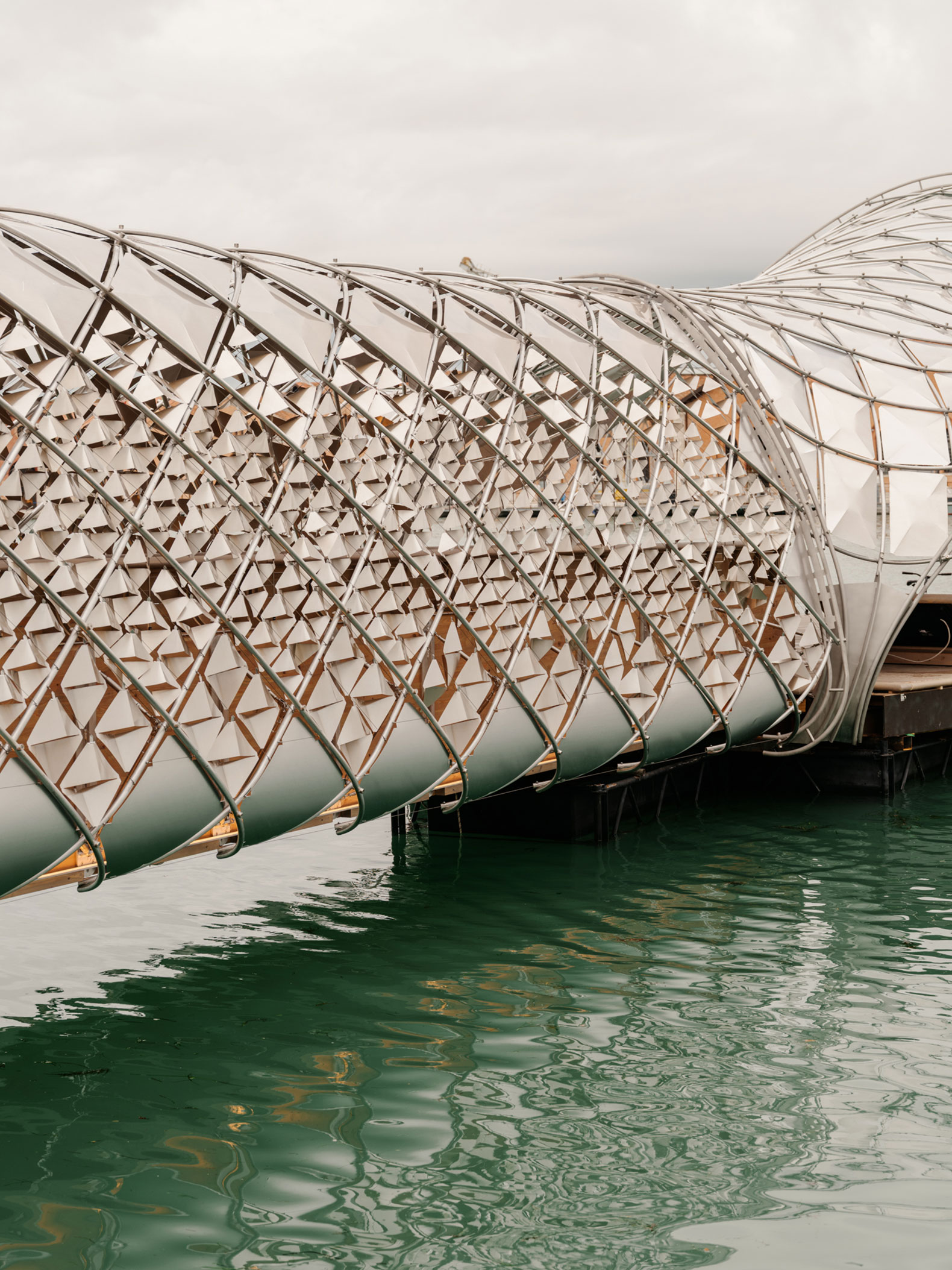 «Gateway to Venice’s Waterway» por Norman Foster Foundation y Porsche. Fotografía por Pablo Gómez-Ogando. Cortesía por the Norman Foster Foundation.