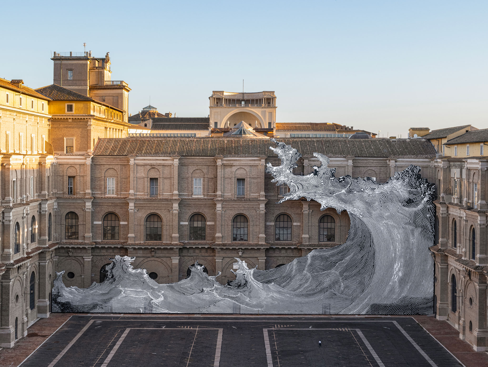DILUVIUM, by JR. September 13, 2026, Vatican. Photograph courtesy of JR