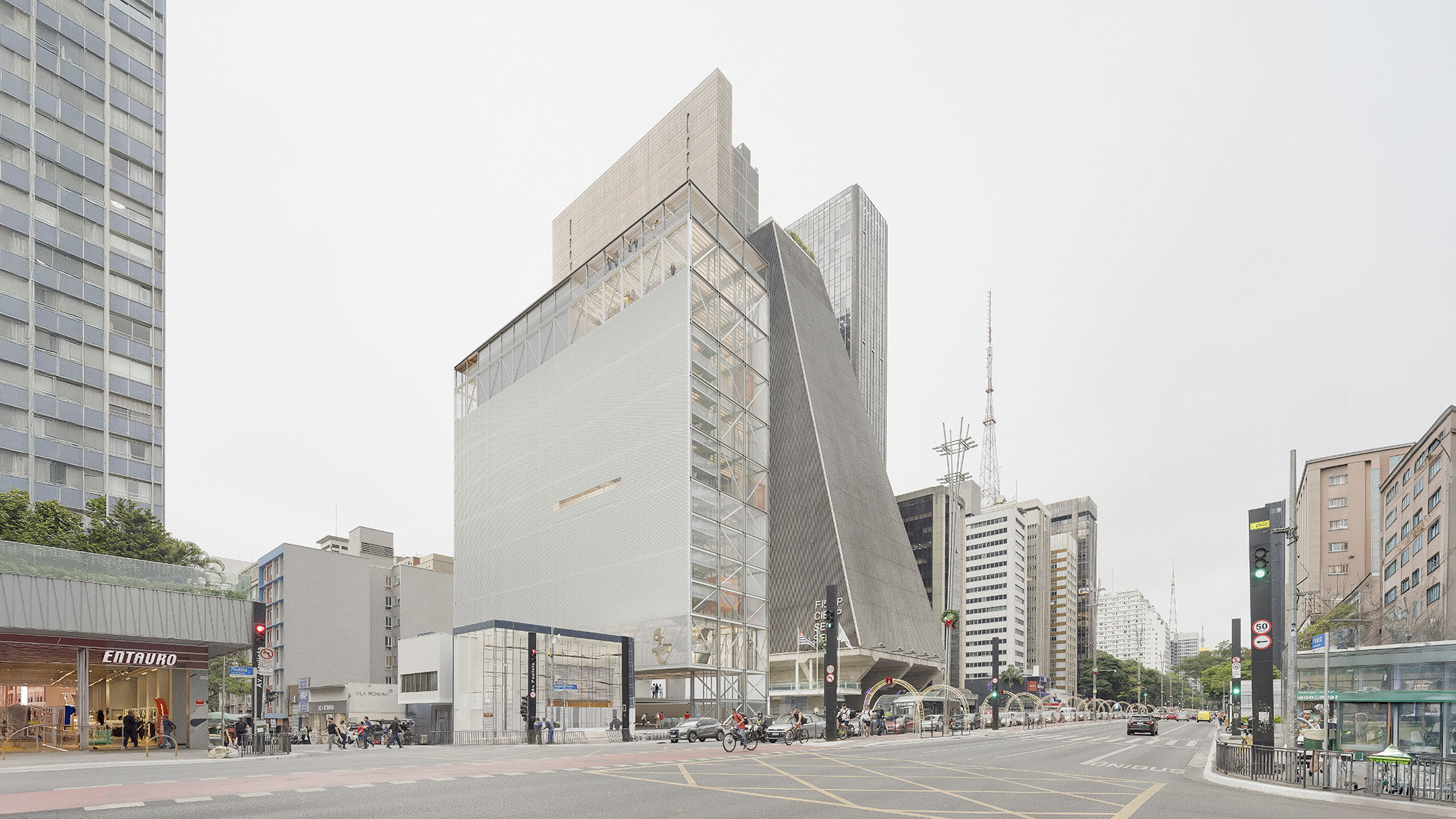 Rendering. Itaú Cultural by Libeskindllovet Arquitetos + Ben-Avid Studio. Image by Libeskindllovet Arquitetos.