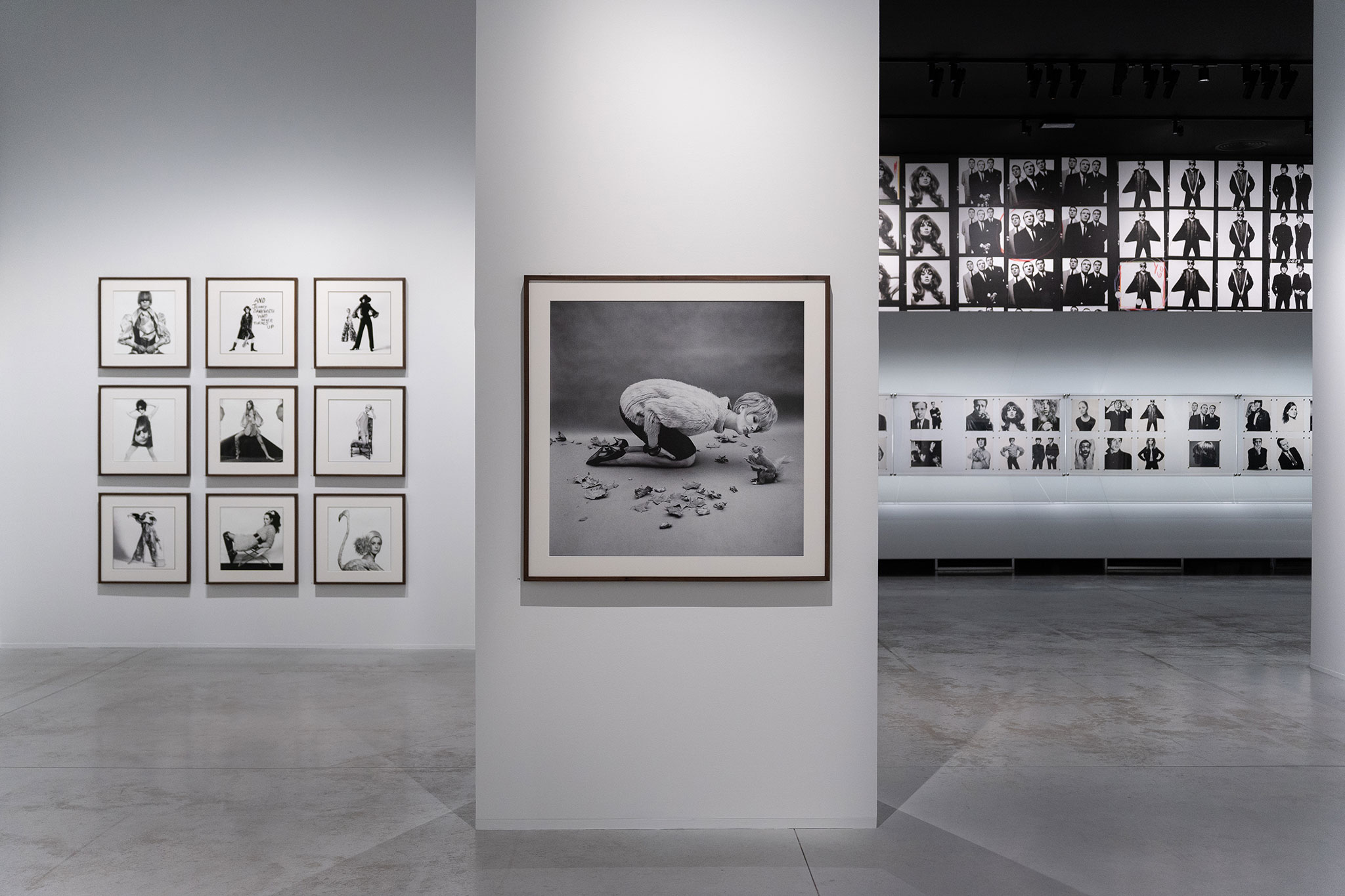 View of the David Bailey's Changing Fashion exhibition. Courtesy of the MOP Foundation.