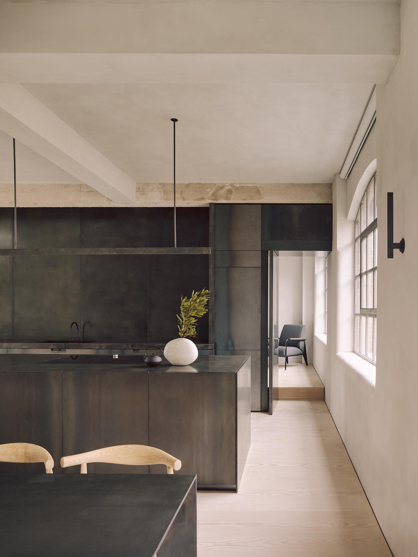 London loft apartment transformation by McLaren.Excell. Photograph by Michael Sinclair.