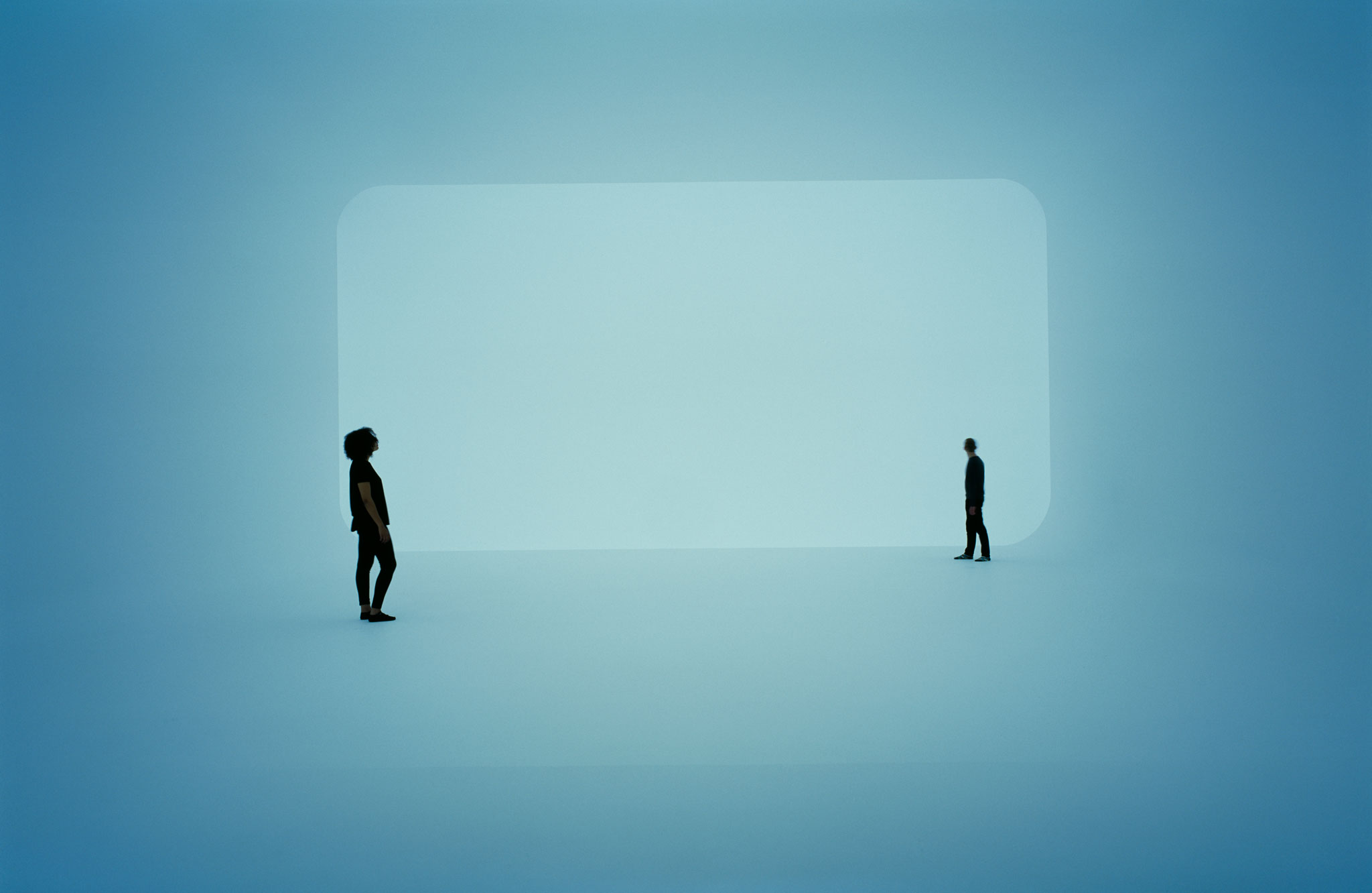 James Turrell, 1991 Perfectly Clear, Ganzfeld. Cortesía del artista y MASSMoca.